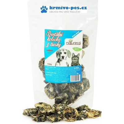 NATURECA pochoutka Dentální kolečka z tresky 150 g