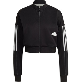 Adidas Дамска блуза Adidas Cropped Track Top Womens Sweatshirt - Black