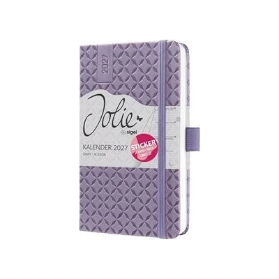 Sigel Jolie A6 týždenný 2027 Lavender Purple