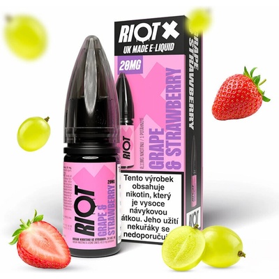 Riot X Salt Grape & Strawberry 10 ml 20 mg