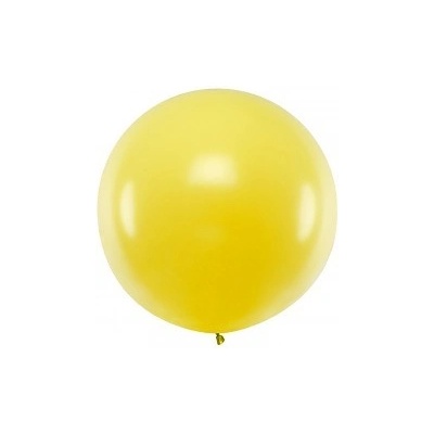Svatební balón žlutý ø 1 m obří nafukovací balón