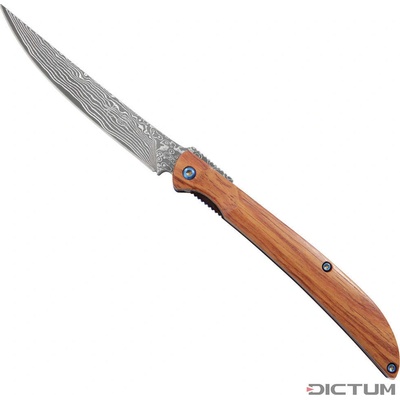 DICTUM 719743 - Japanese Folding and Steak Knife, Cocobolo