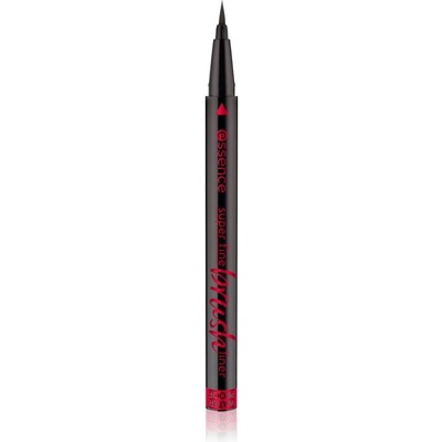 Essence Super Fine Brush Liner linka na oči vo fixke Black 0,7 g