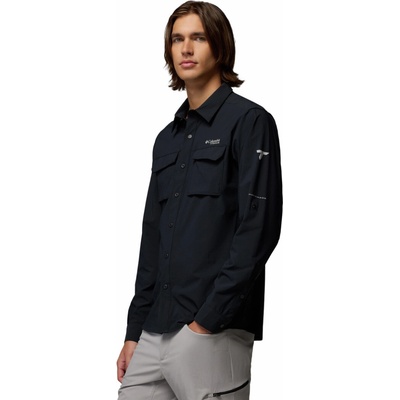 Columbia Silver-Ridge Elite Woven pánská prémiová outdurová košel'a dlhý rukáv black