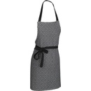 Kela Zástěra Gianna 100% bavlna bílo-černá vzor