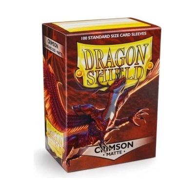Dragon Shield Obaly Matte Crimson 100 ks