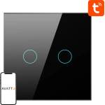 Avatto Смарт ключ Avatto ZTS02-EU-B2 ZigBee двоен Tuya черен (ZTS02-EU-B2)