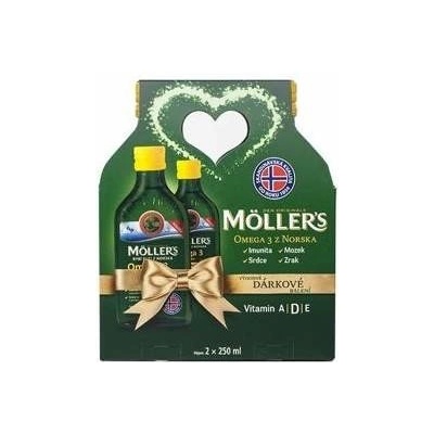 Mollers Omega 3 citron 2 x 250 ml