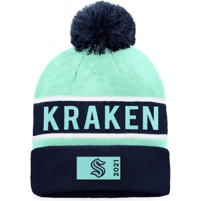 Fanatics Authentic Pro Game & Train Cuff ed Pom Knit Seattle Kraken