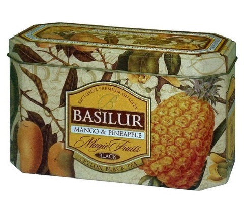 BASILUR Magic Mango & Pineapple plech 20 x 2 g
