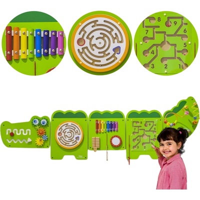 VIGA Krokodýl Certifikát FSC Montessori
