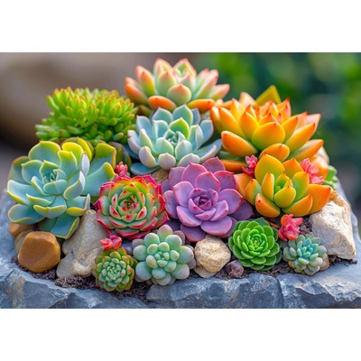 Enjoy - Puzzle Succulents - 1 000 piese