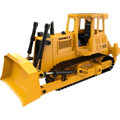 DOUBLE E Rc Buldozér funkčná lyžica zvukový modul LED RTR 1:20