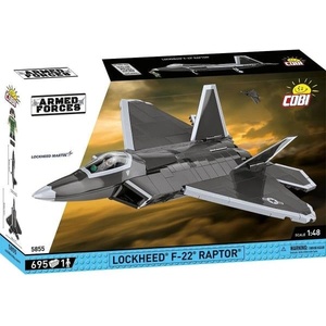 COBI Lockheed F-22 Raptor, 1: 48, 695 к, 1 ф (COBI-5855)