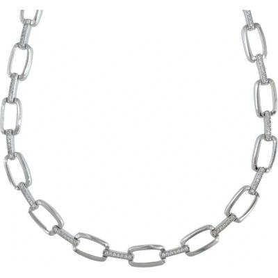 InfinitySilver Strieborný dámsky náhrdelník so zirkónmi ON27045
