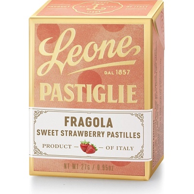 Leone 1857 Fragola Cucací pastilky s jahodovou příchutí 27 g