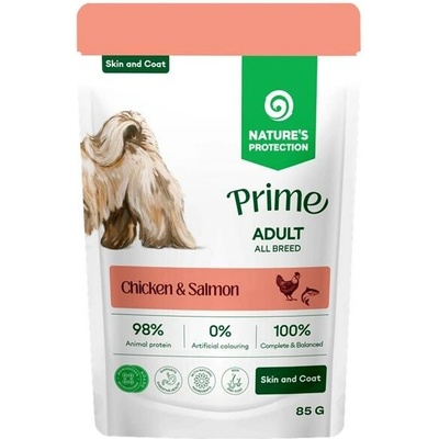 Nature's Protection Prime Dog Skin & Coat Chicken/Salmon 85 g