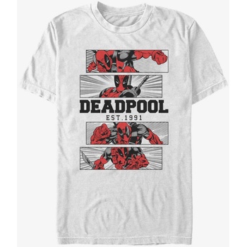 ZOOT. Fan Бяла унисекс тениска ZOOT. Fan Marvel DEADPOOL 4 PANEL 2 TONE ZOOT. Fan | Byal | МЪЖЕ | S