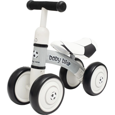 Baby Mix Odrážedlo Baby Bike - černo-bílá