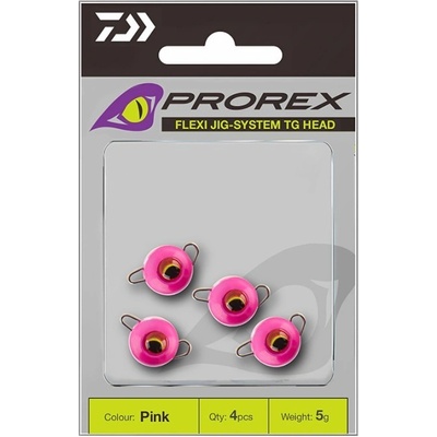 Daiwa Zátěž Prorex Flexi Jig-System TG Head Fluo Pink 4g