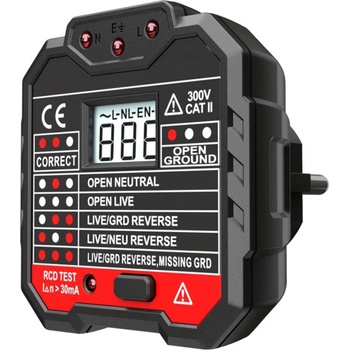 Image 1 of Levenhuk Тестер за захранващи контакти Ermenrich Zing ST40 (82963)