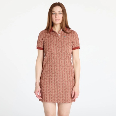 Lacoste Jacquard Dress Iberis Latte