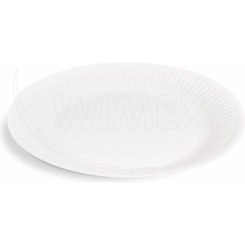 WIMEX s. r. o WIMEX s. r. o. Хартиена чиния (PAP Recy) бяла Ø23 см [100 бр. ]