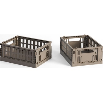 Hay Colour Crate Mini Кошници за съхранение, таупе, 2 бр (AE358-A668-AG39)