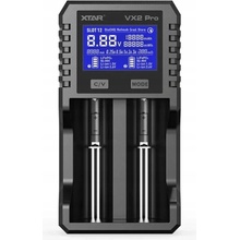 Xtar VX2 Pro baterií 1,5V 3,6/3,7V Li-Ion & 3,2V LiF