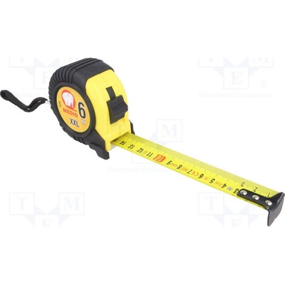MEDID 9256 Svinovací metr 6m 25mm ABS guma
