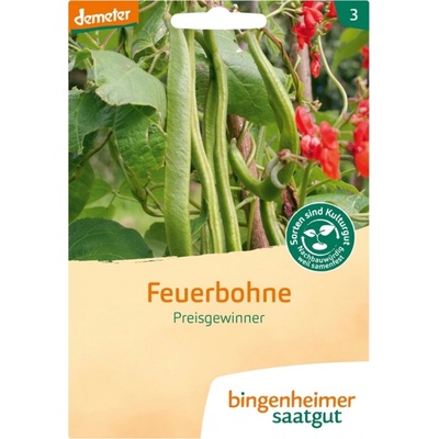 Bingenheimer Saatgut Fazuľa šarlátová "Preisgewinner" 1 bal.