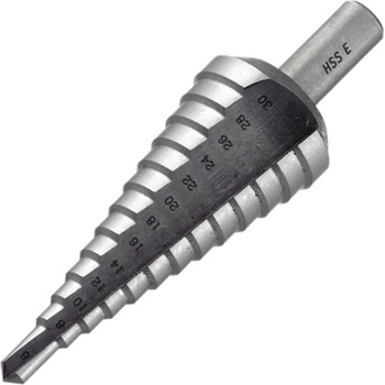BUČOVICE TOOLS Стъпаловидно конусно свредло за метал и ламарина Bucovice 641 030 - ф 6-38 mm, 100 mm (641 030)