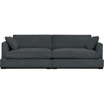 Scandic Сив диван от рипсено кадифе 266 cm Mobby - Scandic (16874 LIN3)