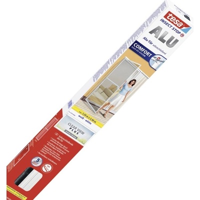 Tesa Insect Stop Hliníkové rámy so sieťou proti hmyzu COMFORT na dvere antracitová 1,2 × 2,4 m, 55197-00003-00
