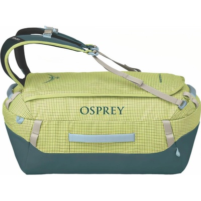 Osprey Transporter Duffel taška glow dew torrent blue 40 l