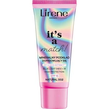 Lirene It's a Match! Mineral Foundation SPF15 002 Natural fluidný make-up 30 ml