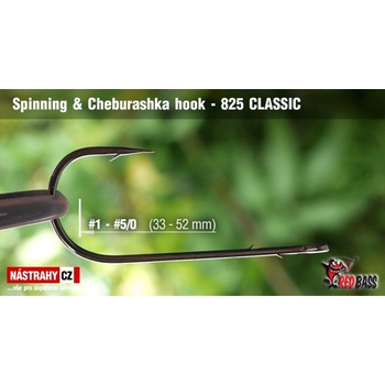REDBASS Spinning & Cheburashka hooks 825 Classic vel.5 10 ks