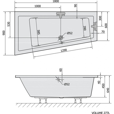 Polysan ANDRA 180 x 90 cm 72872BM