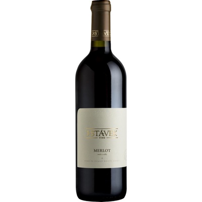 Víno J. Stávek Merlot 2019 13,5% 0,75 l (holá láhev)