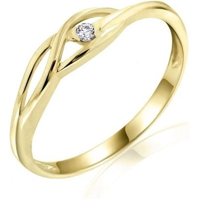 Couple prsten Rhonda žluté zlato se zirkonem 585 45 1 5045.0Z00.0.52.001