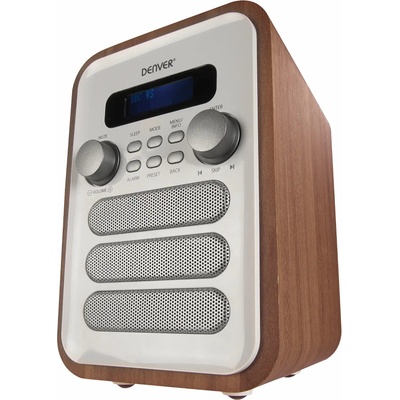 Denver Electronics DAB радио Denver - DAB-48W, Bluetooth, бяло (DAB-48W)