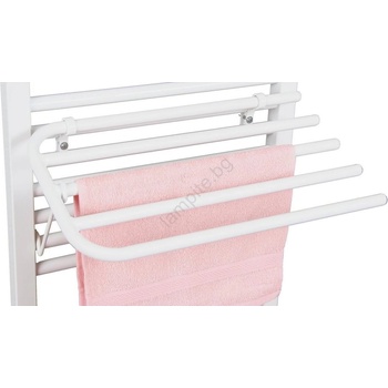 SAPHO - Релса за кърпи с нагревателен елемент 60 см бял (SH0048)