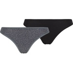 Stoic Дамско синтетично термобельо Stoic Women's TrosaSt. Thong 2-Pack Synthetic base layer - Ink Grey AOP / Black (114-3883-0113)
