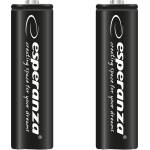 Esperanza Акумулаторна батерия NI-MH AA 2600mAh 2 бр черна 73335 (EZA105)