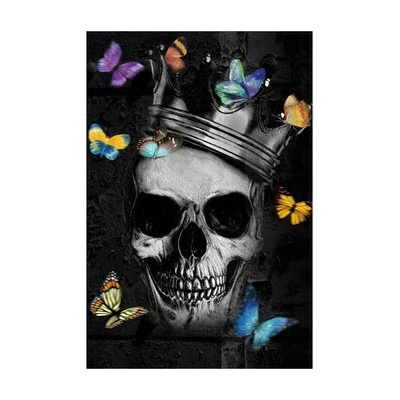Obraz na skle SKULL - 120x80 cm