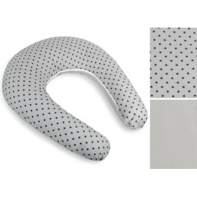 Bellatex Povlak na kojicí polštář na zip Hvězdička šedá