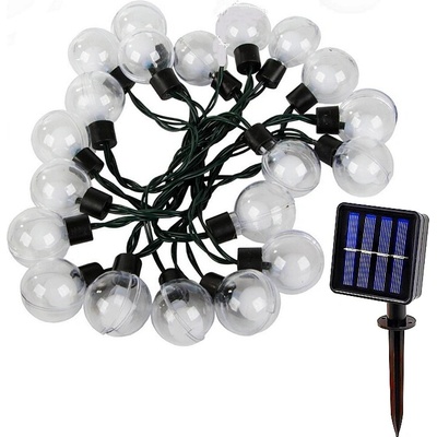 MasterLED Solárna svetelná reťaz s LED žiarovkami, 485cm, 20 LED žiarovky, IP44, VIP0138