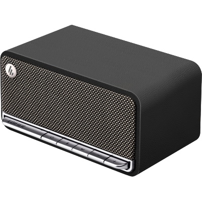 Колонка Edifier MP230 Bluetooth Speaker, BT V5.0, USB-C, AUX, TF Card, 2x 48mm Drivers, USB-C, 20W (RMS), Retro Black - MP230-RE BL (MP230-RE BL)