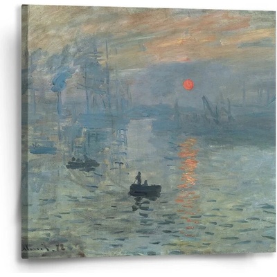 Sablio Obraz Impresia, východ slnka - Claude Monet - 50x50 cm