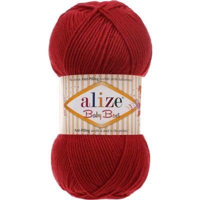 Alize Baby Best tmavě červená 106